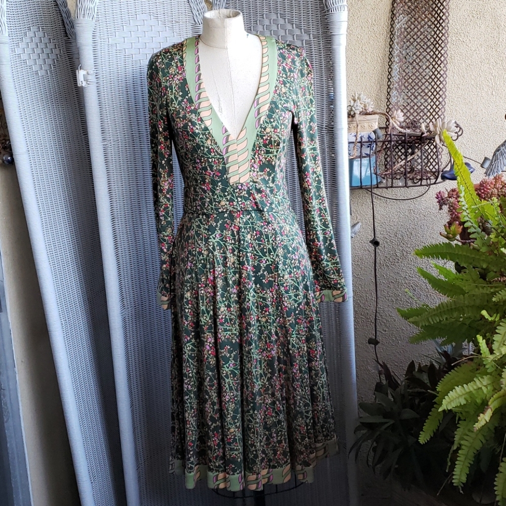 Issa London silk jersey dress